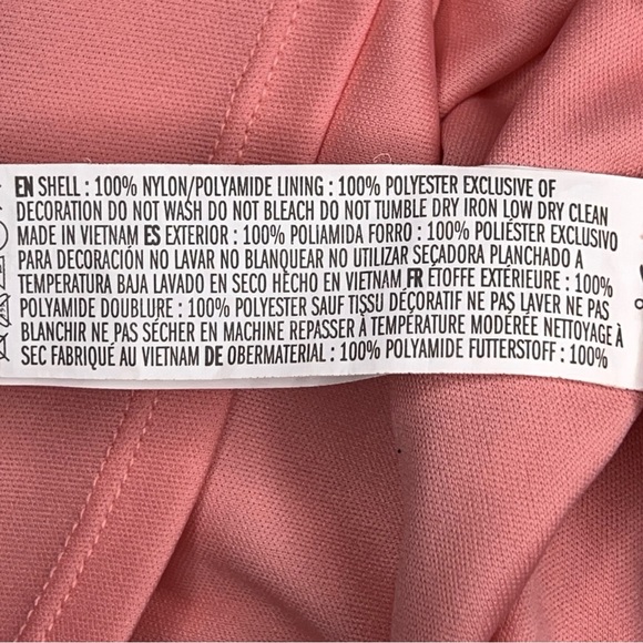 Juniors XL Forever 21 Peachy Pink Embroidered Lace Dress Lined Boho Sleeveless - Picture 11 of 15